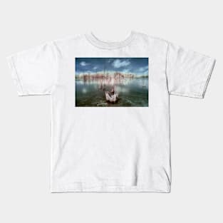 Manasquan Reservoir Infrared Color Kids T-Shirt